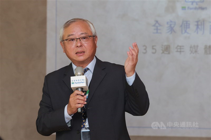 圖為全家董事長葉榮廷。（中央社檔案照片）