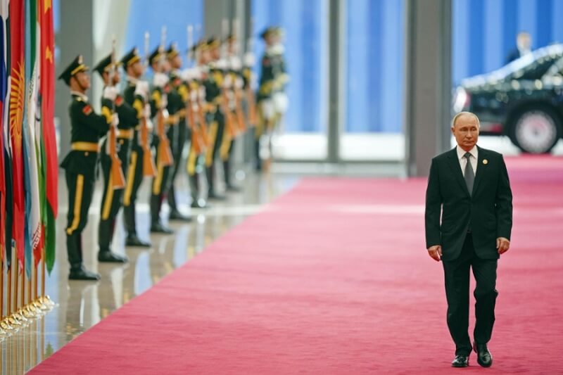 俄羅斯總統普丁9月前往中國天津，參加上海合作組織峰會。（共同社）