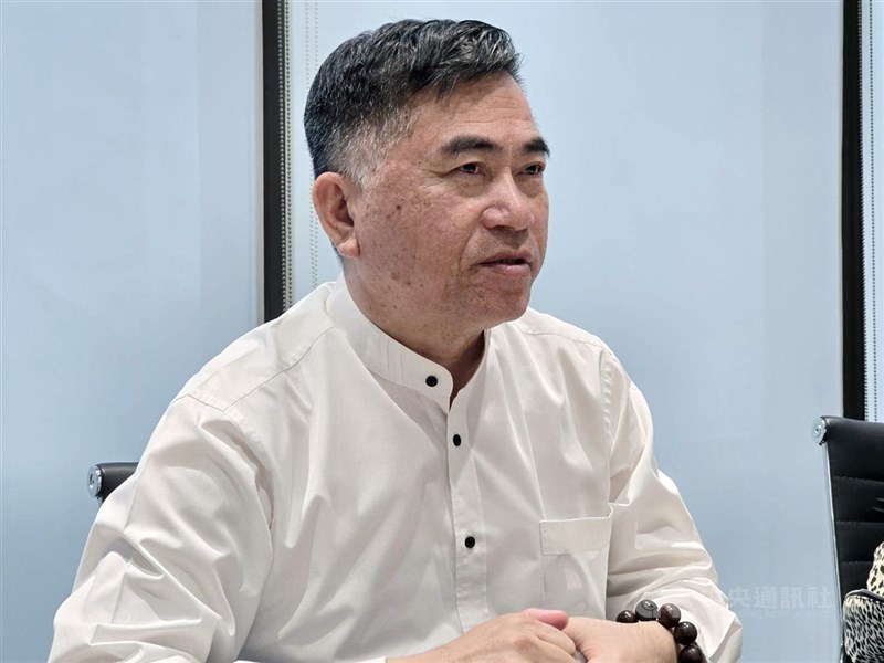 。圖為台郡董事長鄭明智 (中央社檔案照片)