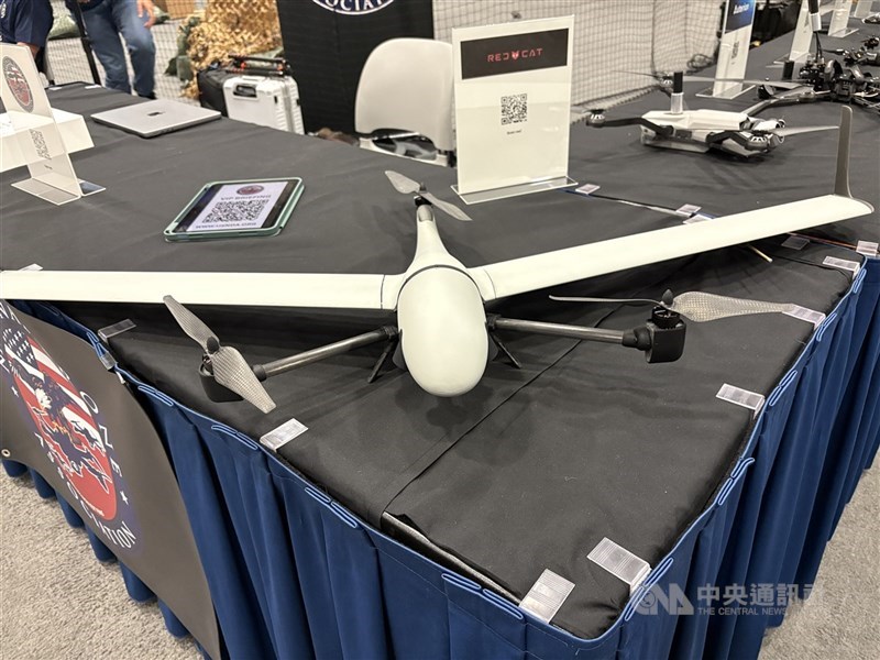 圖為美國Red Cat無人機。（中央社檔案照片）