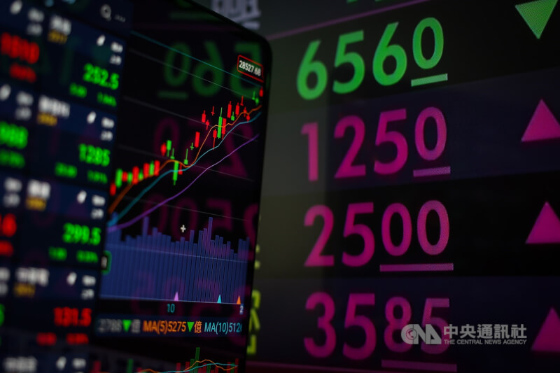 台股。（中央社檔案照片）
