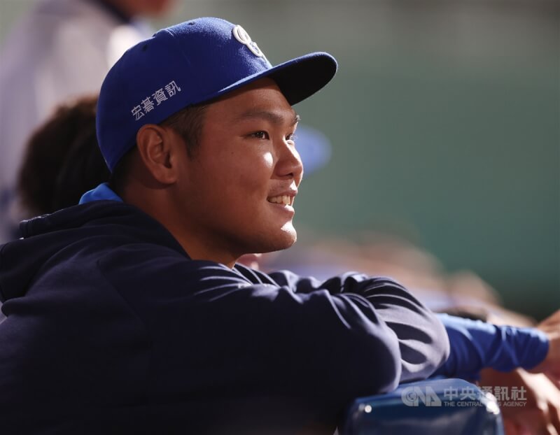 中職富邦悍將野手范國宸。（中央社檔案照片）