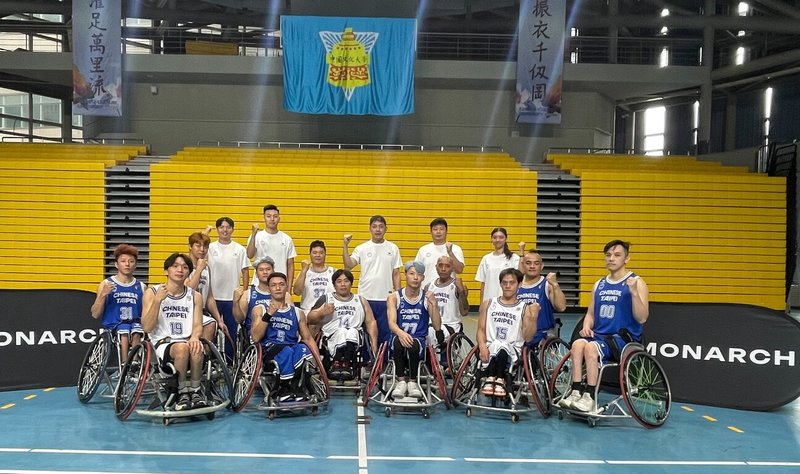 2025國際輪椅籃球總會亞洲大洋洲錦標賽7日在泰國曼谷開打，台灣輪椅男籃代表隊首戰敗給科威特，但仍要力拚2026年名古屋亞帕運輪椅籃球的參賽資格。（MONARCH提供）中央社記者黎建忠傳真　114年11月7日