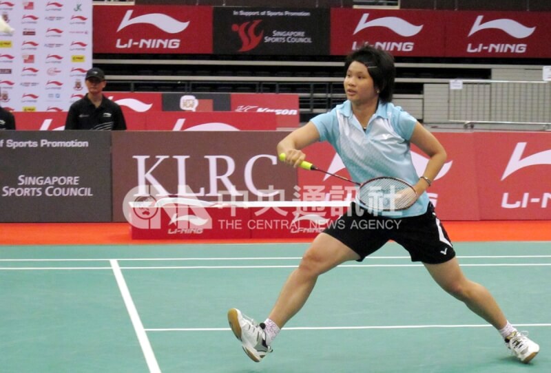 2010年剛滿16歲的戴資穎拿下2010羽球超級系列新加坡站女單亞軍，她的拼勁及黑馬姿態成全場焦點。（中央社檔案照片）