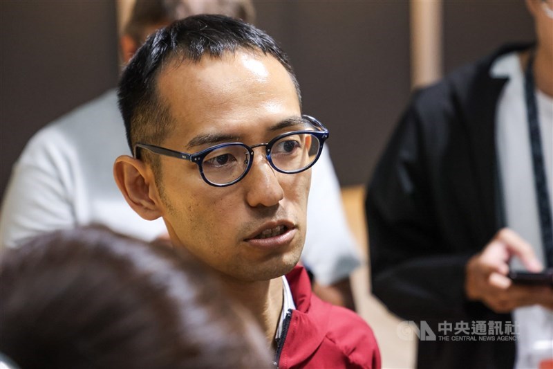 圖為中華職業棒球大聯盟樂天桃猿隊領隊牧野幸輝。（中央社檔案照片）