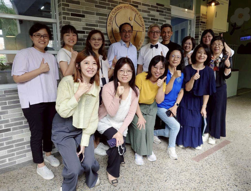 台北市政府教育局表示，北市戶外與海洋教育中心正式設址於幸安國小並揭牌，將致力打造出兼具文化、自然與探究精神的戶外學習模式。（台北市教育局提供）中央社記者楊淑閔傳真　114年11月11日