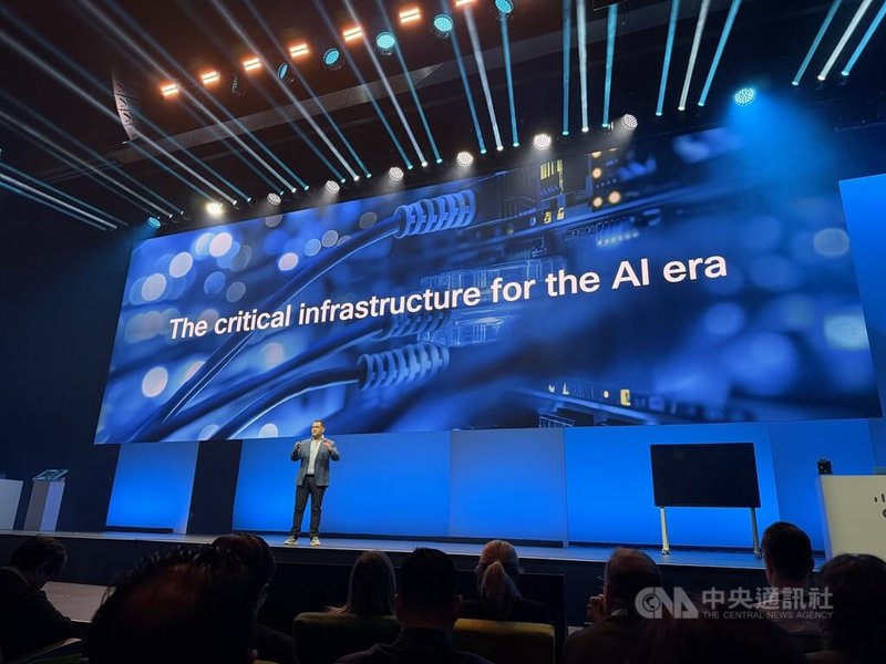 網通大廠思科11日在澳洲墨爾本舉辦Cisco Live亞太區年度大會，主題演講提及人工智慧（AI）會改變網路流量和模式，基礎設施需因應未來需求而建立。中央社記者吳家豪墨爾本攝　114年11月11日