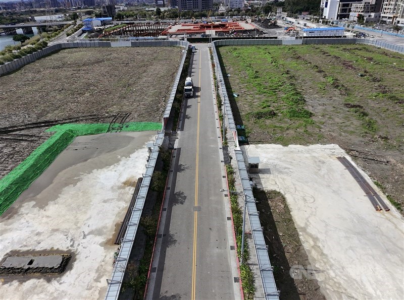 圖為北士科T17、T18基地。（中央社檔案照片）