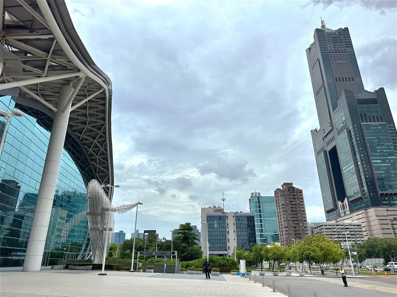 圖為亞洲資產管理中心高雄專區範圍的一景。（中央社檔案照片）