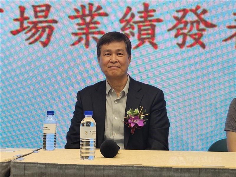 圖為力致董事長饒振奇。 （中央社檔案照片）