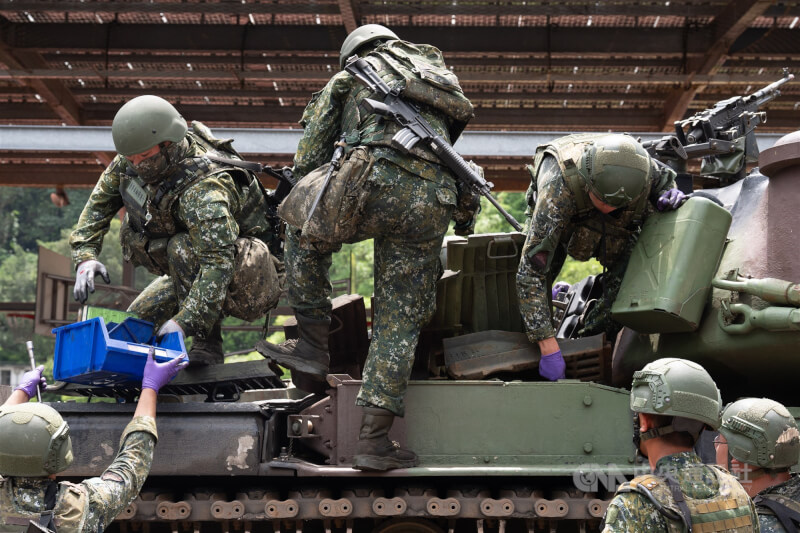 圖為今年國軍「漢光41號」實兵操演。（中央社檔案照片）
