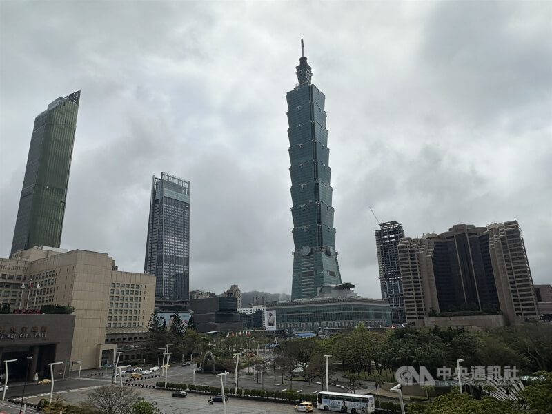 台北101。（中央社檔案照片）