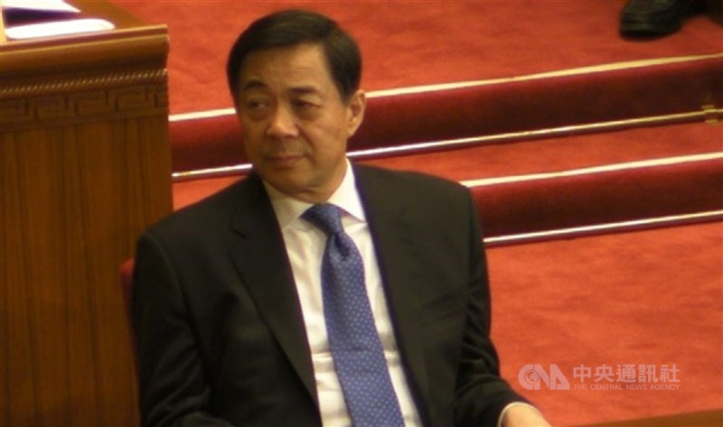 前中共重慶市委書記薄熙來之子、台灣女婿薄瓜瓜罕見回應兩岸議題，表示「我只支持兩岸和平」。圖為薄熙來。（中央社檔案照片）