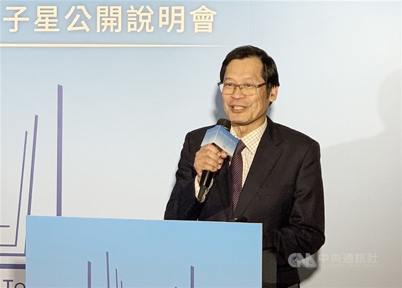 圖為群光董事長許崑泰。 （中央社檔案照片）