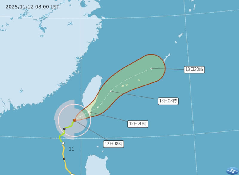 （圖取自氣象署網頁cwa.gov.tw）