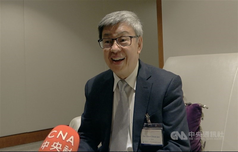 圖為前副總統陳建仁。（中央社檔案照片）