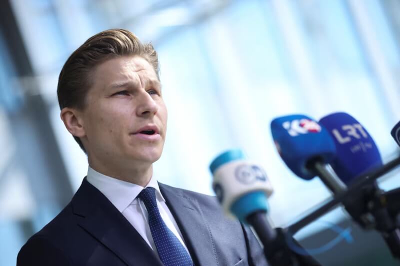 芬蘭國防部長哈卡寧。（路透社）