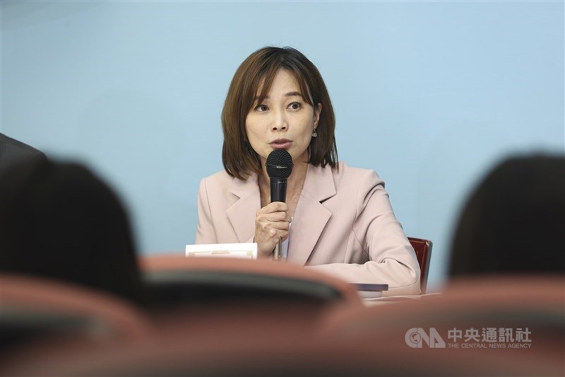 圖為總統府發言人郭雅慧。（中央社檔案照片）