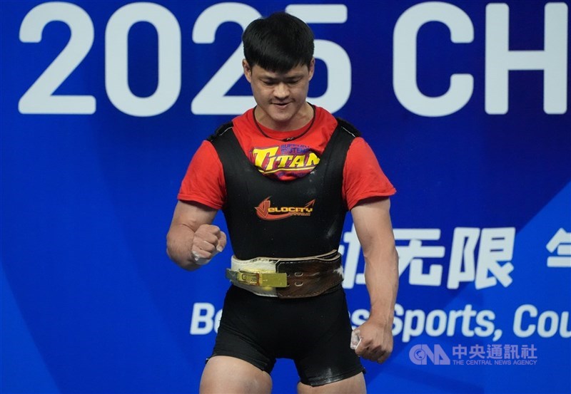 圖為健力名將謝宗庭。（中央社檔案照片）