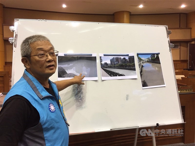 圖為前基隆巿議員韓良圻。（中央社檔案照片）