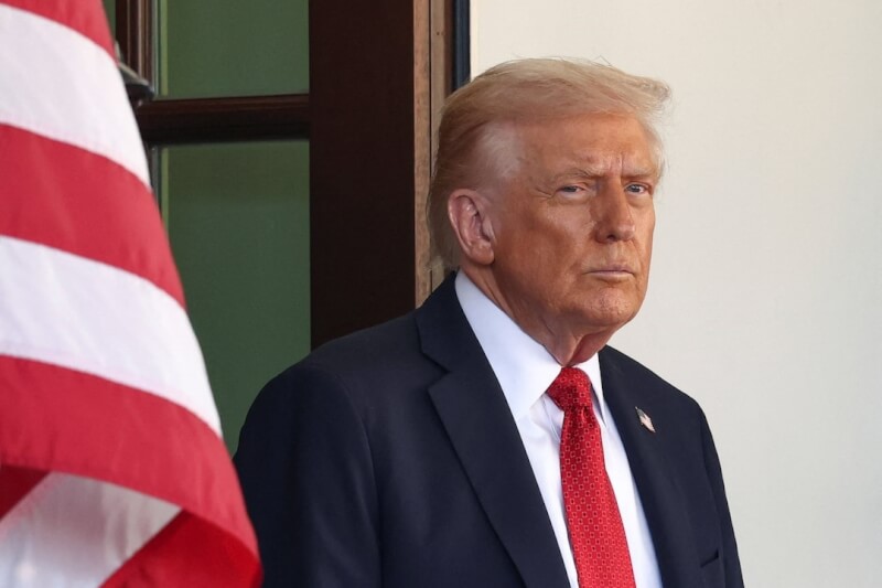 美國總統川普。（路透社）