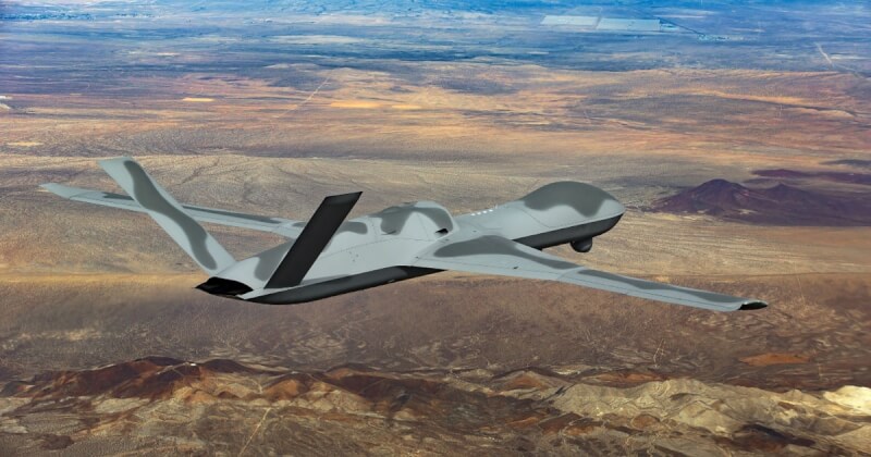MQ-20「復仇者」（Avenger）無人機。（圖取自原子航空系統網頁www.ga-asi.com）