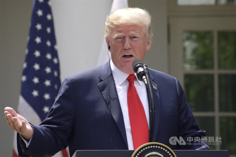 美國總統川普。（中央社檔案照片）