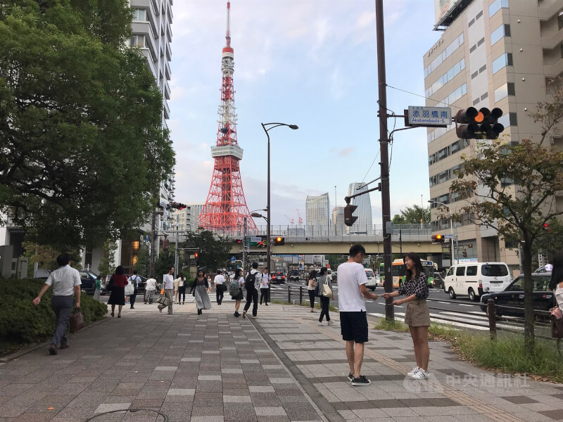 圖為東京鐵塔。（中央社檔案照片）