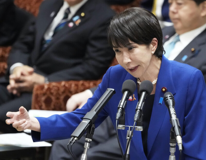 日本首相高市早苗。（共同社）