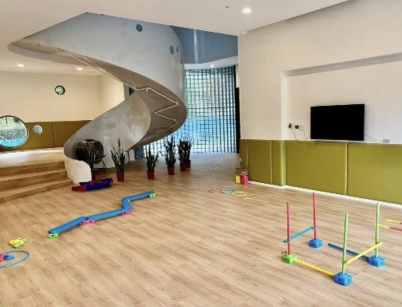 台北市教育局表示，114學年度新增3間非營利幼兒園都在社宅內，分別是文山區的樟新水岸、萃湖，以及位於南港區經貿社宅內的經貿非營利幼兒園，共13班280個名額。（台北市教育局提供）中央社記者楊淑閔傳真　114年11月17日