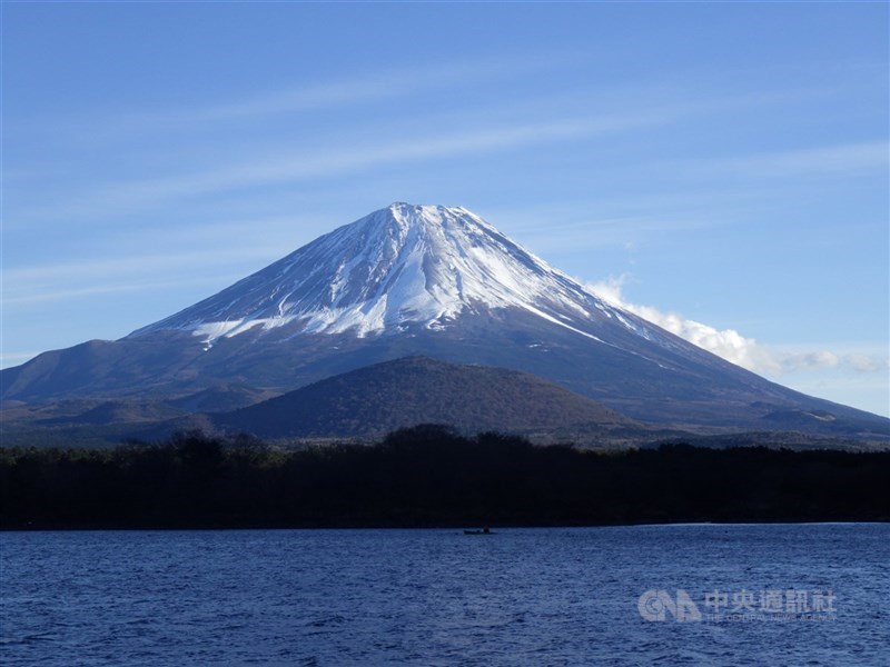 圖為日本富士山。（中央社檔案照片）