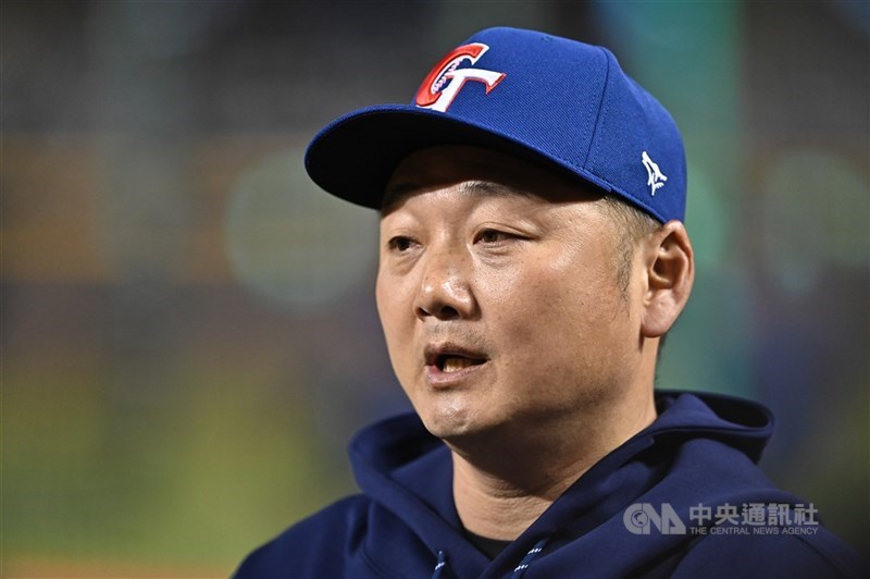 圖為世界棒球經典賽（WBC）台灣隊總教練曾豪駒。（中央社檔案照片）