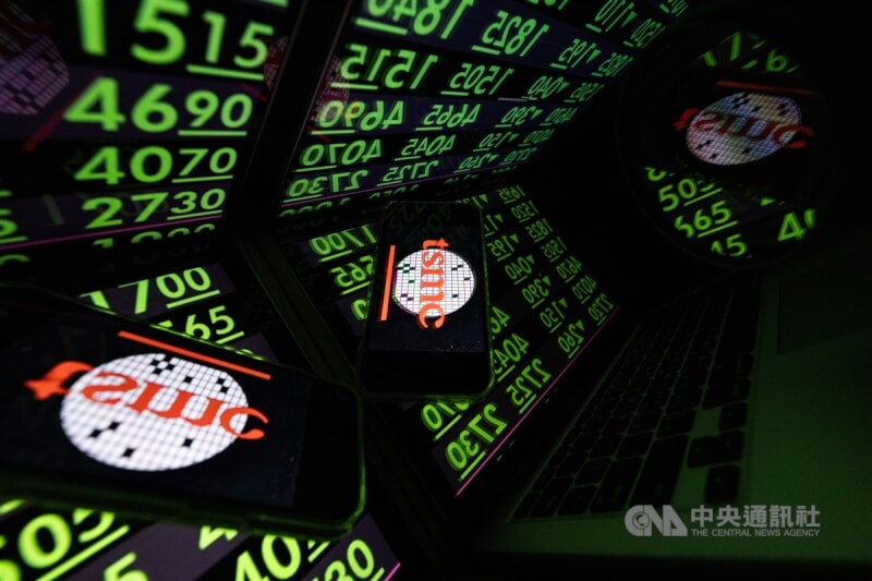 台股示意圖。（中央社檔案照片）