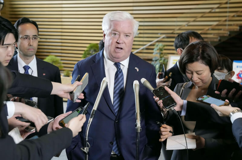 美國駐日大使葛拉斯。（共同社）