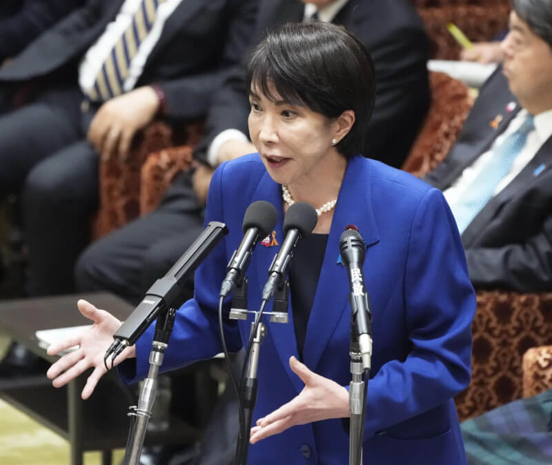 日本首相高市早苗。（共同社）