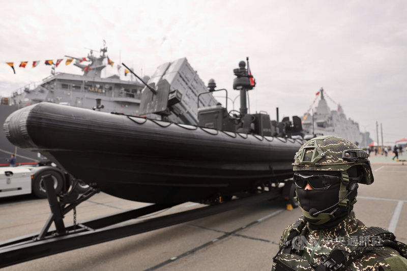 M109特種作戰突擊艇。中央社記者王飛華攝　114年11月20日