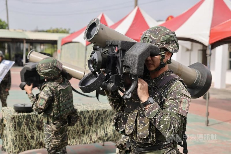 圖為標槍反裝甲飛彈。中央社記者王飛華攝　　114年11月20日