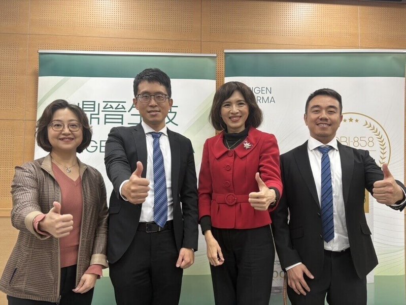 浩鼎小金雞鼎晉生技將於24日登錄興櫃，每股參考價為50元。圖為經營團隊合影。（鼎晉生技提供）中央社記者何秀玲傳真　114年11月21日