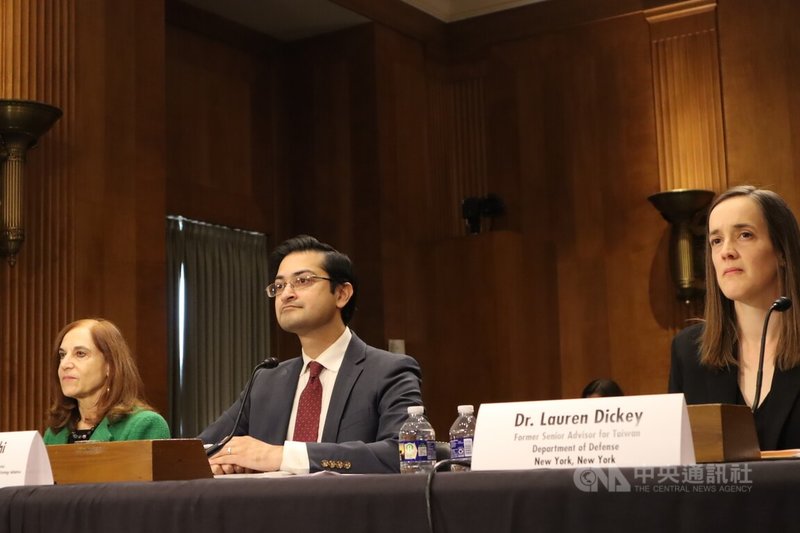 美國聯邦參議院外交委員會20日召開「檢視台灣增強韌性法案執行情況及未來美台合作機會」聽證會，智庫學者及前官員出席。中央社記者鍾佑貞華盛頓攝 114年11月21日