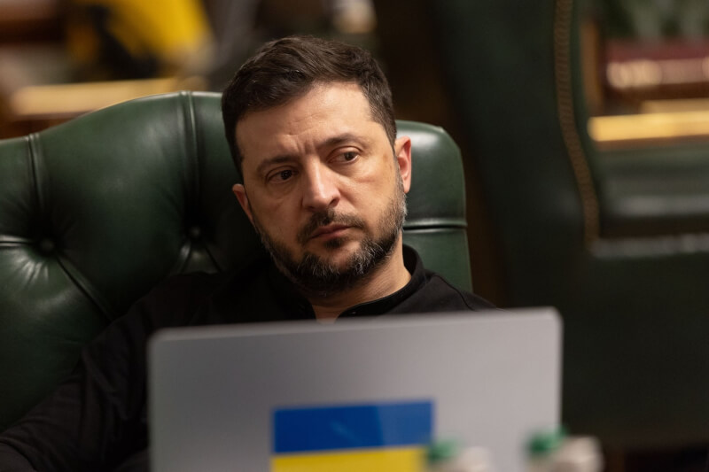 烏克蘭總統澤倫斯基。（圖取自facebook.com/zelenskyy.official）