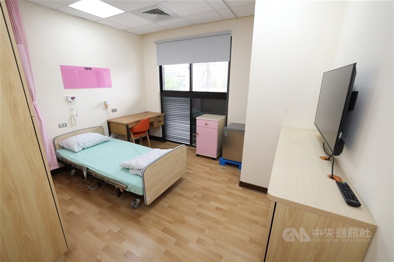 圖為住宿式照顧機構。（中央社檔案照片）
