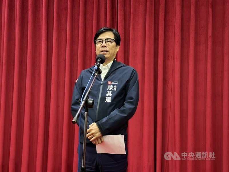 圖為高雄市長陳其邁。（中央社檔案照片）