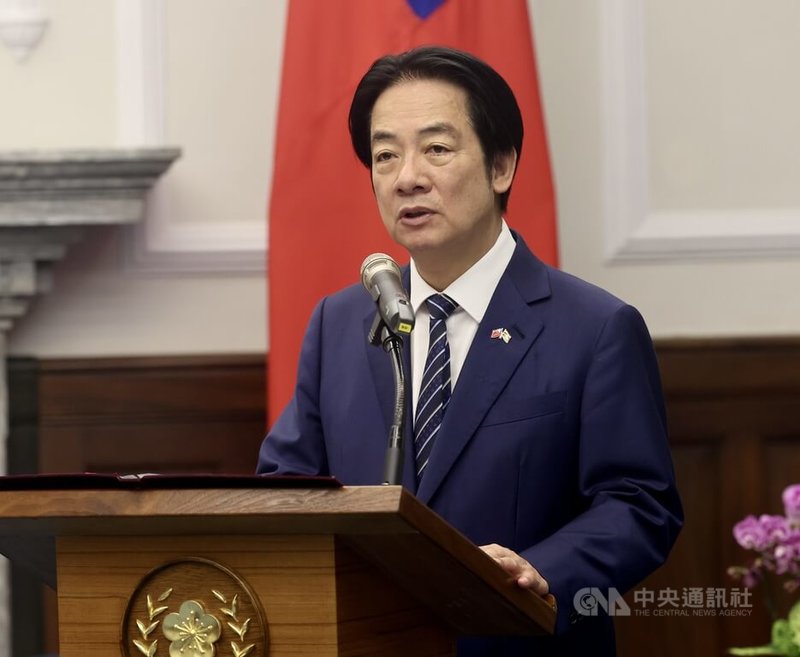 總統賴清德(圖)25日在總統府接見史瓦帝尼王國眾議院議長馬布札,感謝史瓦帝尼王國長期在國際場域為台灣仗義直言,這份堅定支持,讓台灣更有力量與史瓦帝尼及更多理念相近國家攜手合作深化夥伴關係。中央社記者張皓安攝 114年11月25日