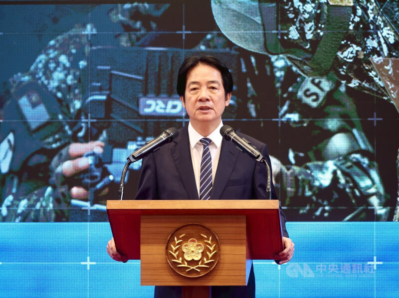 總統賴清德26日9時30分召開「守護民主台灣國安行動方案」國安高層會議，會議結束後在總統府大禮堂舉行記者會發表談話。中央社記者張皓安攝　114年11月26日