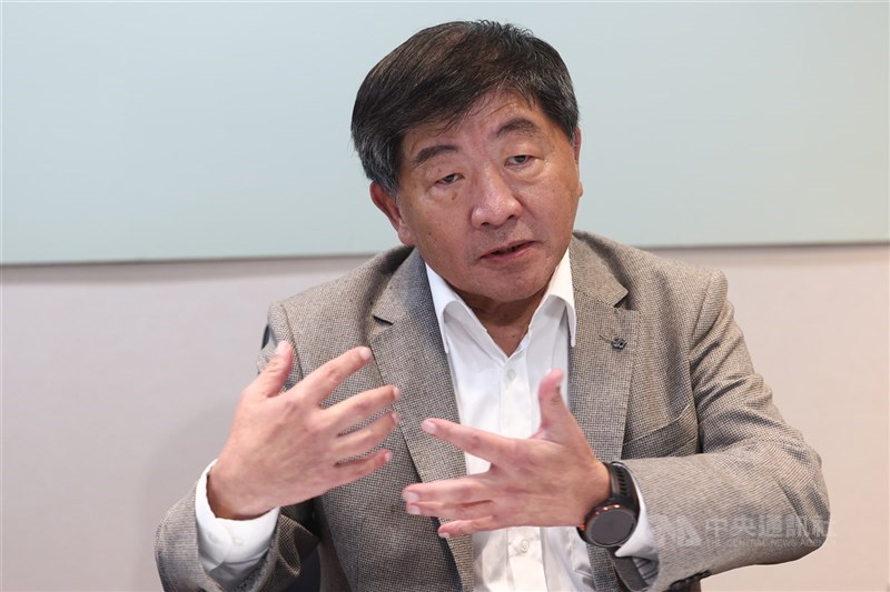 行政院政委陳時中辦公室27日指出，陳時中針對2022年遭跟拍事件提告盼能釐清真相。（中央社檔案照片）