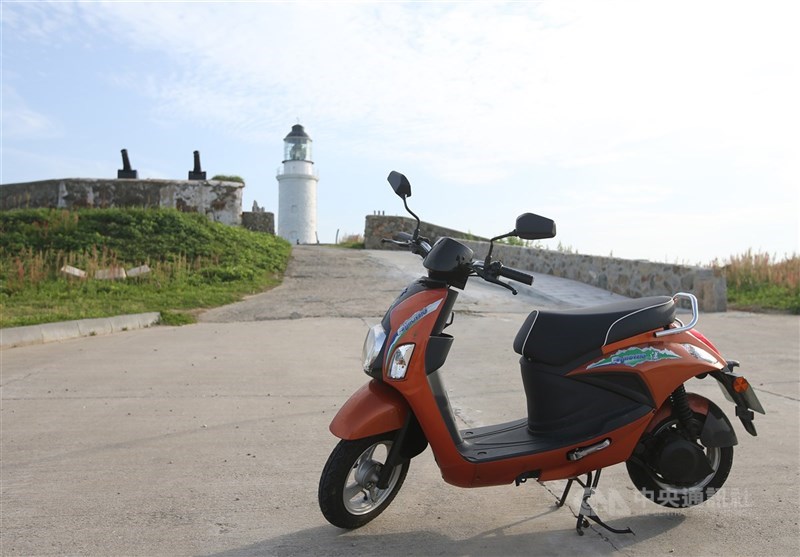 交通部試辦補助離島租賃機車電動化。（中央社檔案照片）