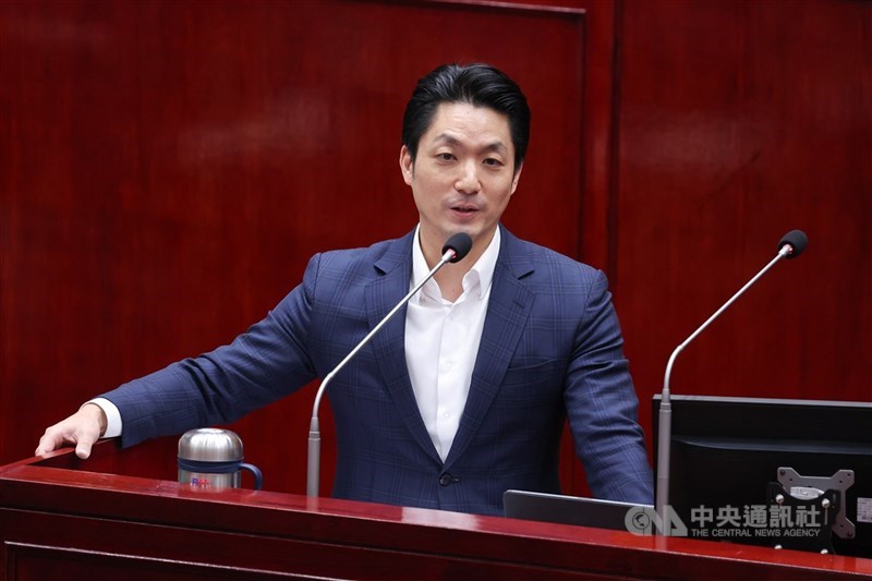 圖為台北市議會28日下午進行市政總質詢及答覆，市長蔣萬安列席備詢。（中央社檔案照片）