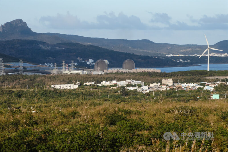 圖為核三廠。（中央社檔案照片）