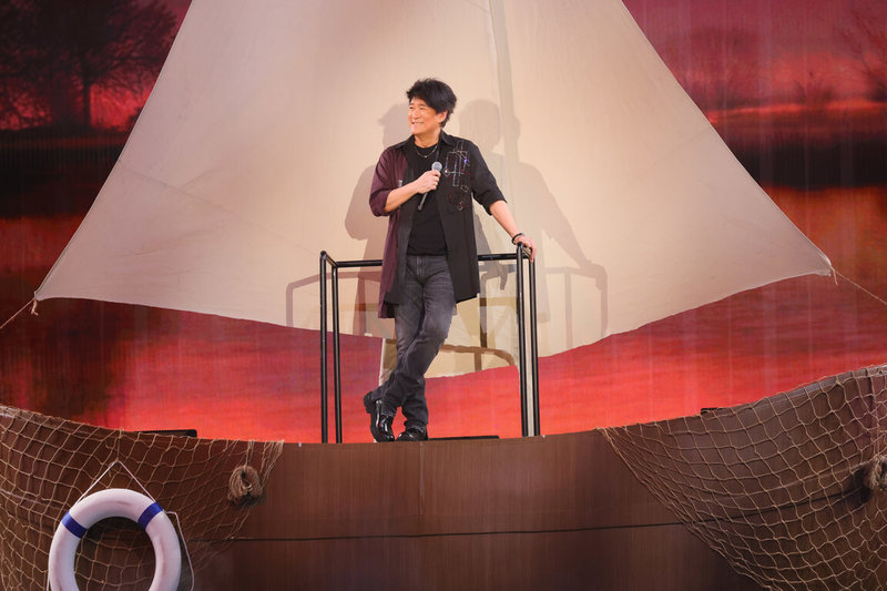 歌手周華健（圖）29日晚間在高雄巨蛋舉辦「少年的奇幻之旅3.0」巡迴演唱會，為歌迷送上多首經典歌曲。（滾石唱片提供）中央社記者王心妤傳真 114年11月29日