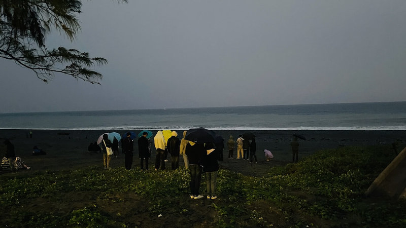 過去元旦台東太麻里鄉曙光園區和東海岸三仙台都會舉辦迎曙光活動，但2處活動自民國112年停辦後，明年元旦再度停辦，圖為太麻里海邊曙光園區。（民眾提供）中央社記者盧太城台東傳真  114年11月29日
